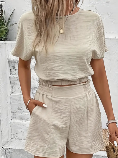 Aminna – Elegantes Top- und Shorts-Set