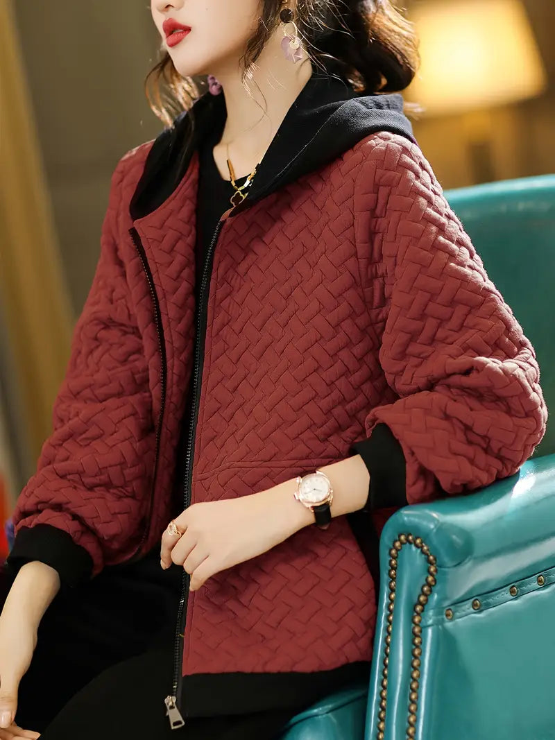 MIRELLE GESTEPPTE KAPUZENJACKE