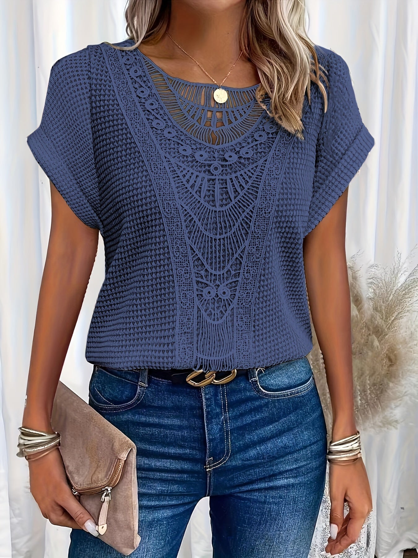 NATASHA  – FIGURSCHMEICHELNDE BLUSE MIT STIL