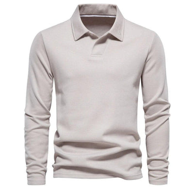 Herren Lässiger Polo | Langarm
