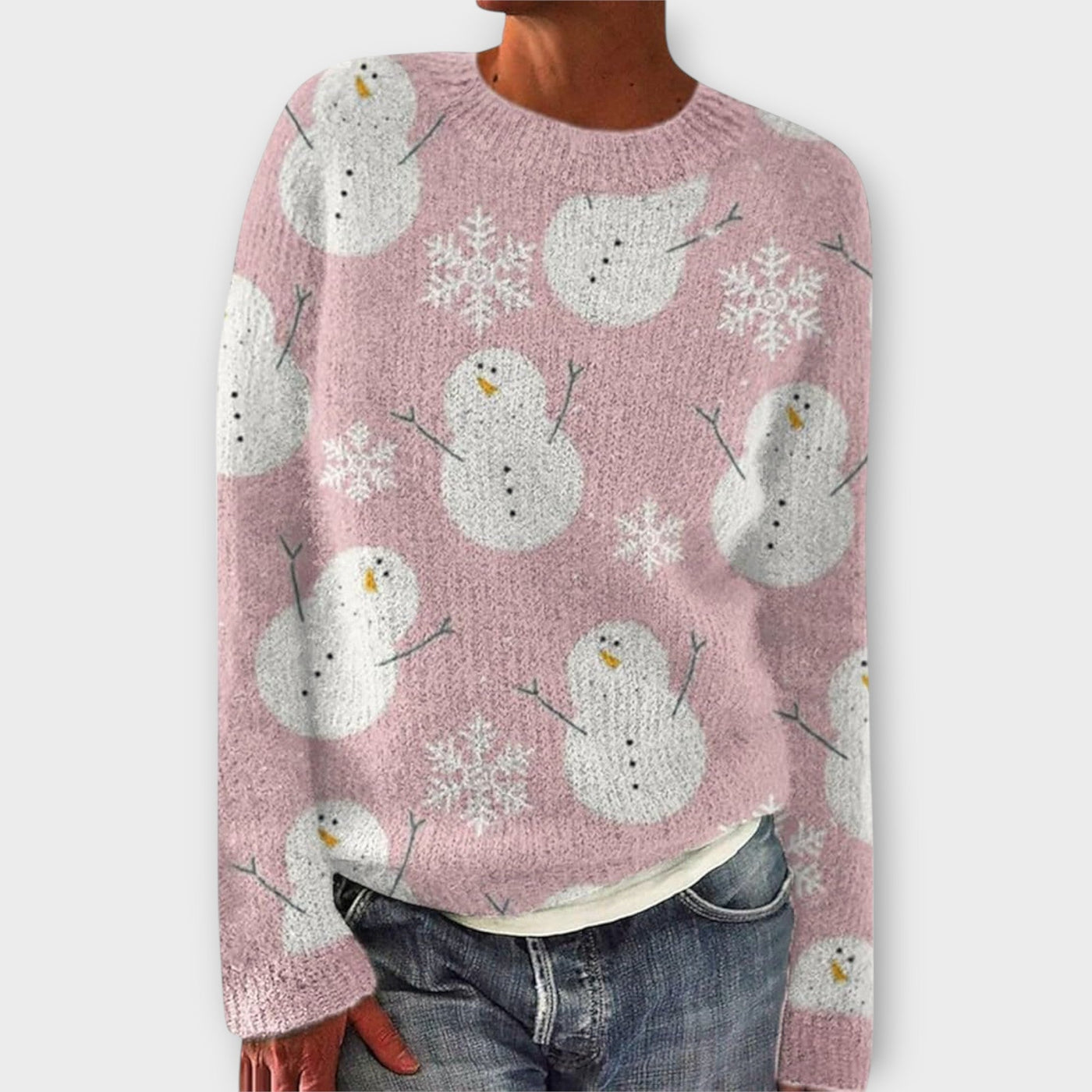 Simone Winterlicher Damen-Strickpullover – Wärme und Stil für die kalte Jahreszeit