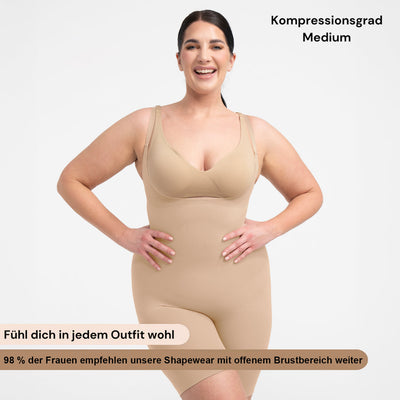 Bodysuit Sculpting Shapewear mit offener Brust - Secret Sale