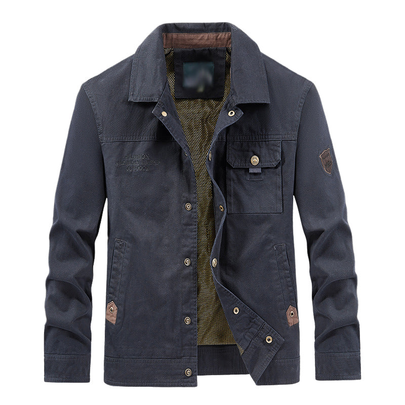 Herren Vintage-Cargo-Jacke