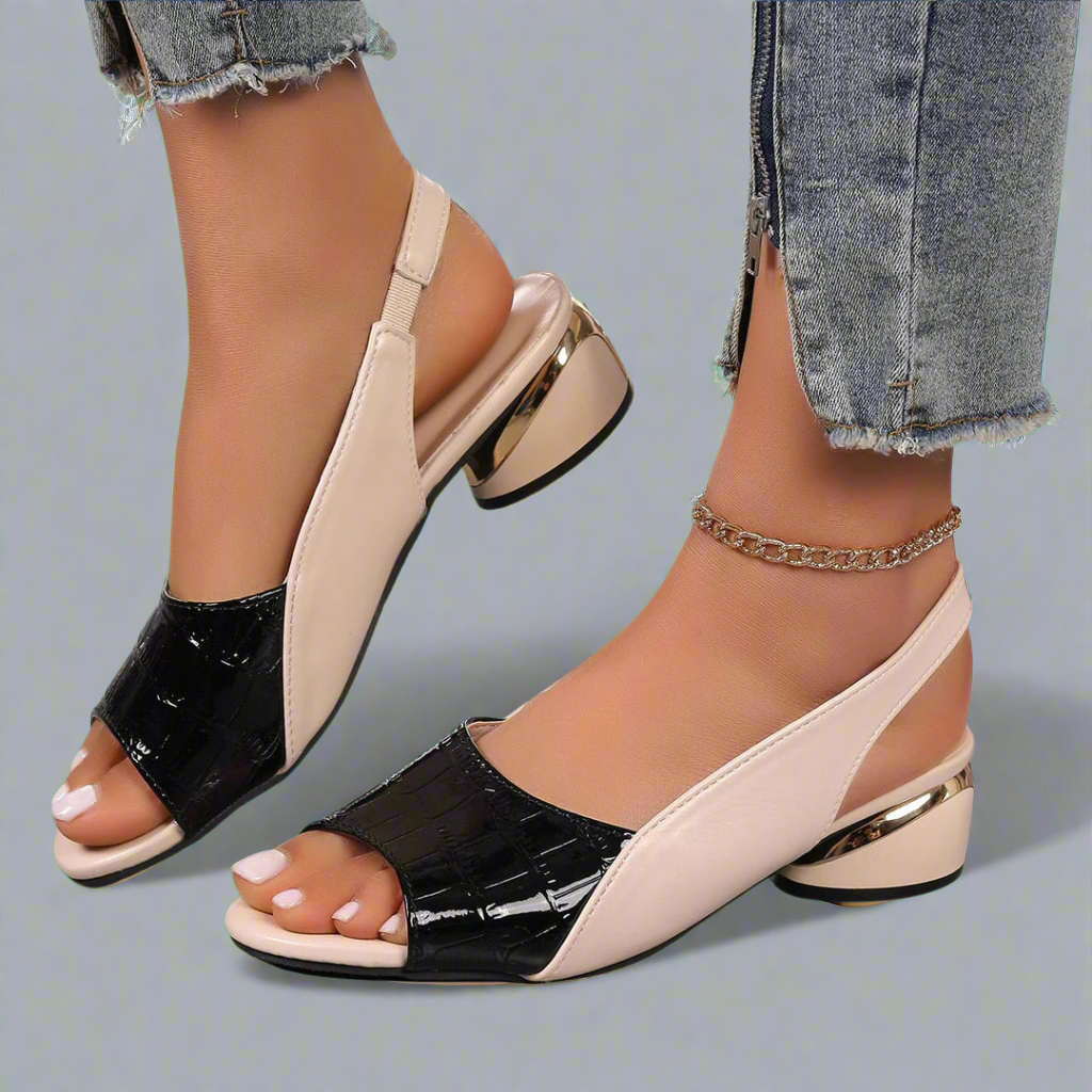 NORELLE - BEQUEME SANDALE MIT OFFENER SPITZE