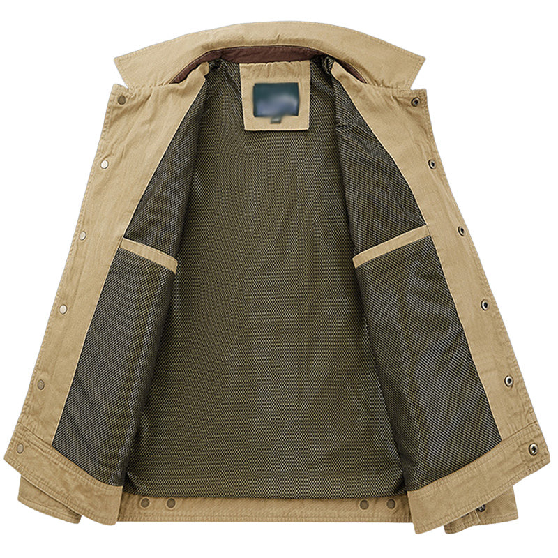 Herren Vintage-Cargo-Jacke