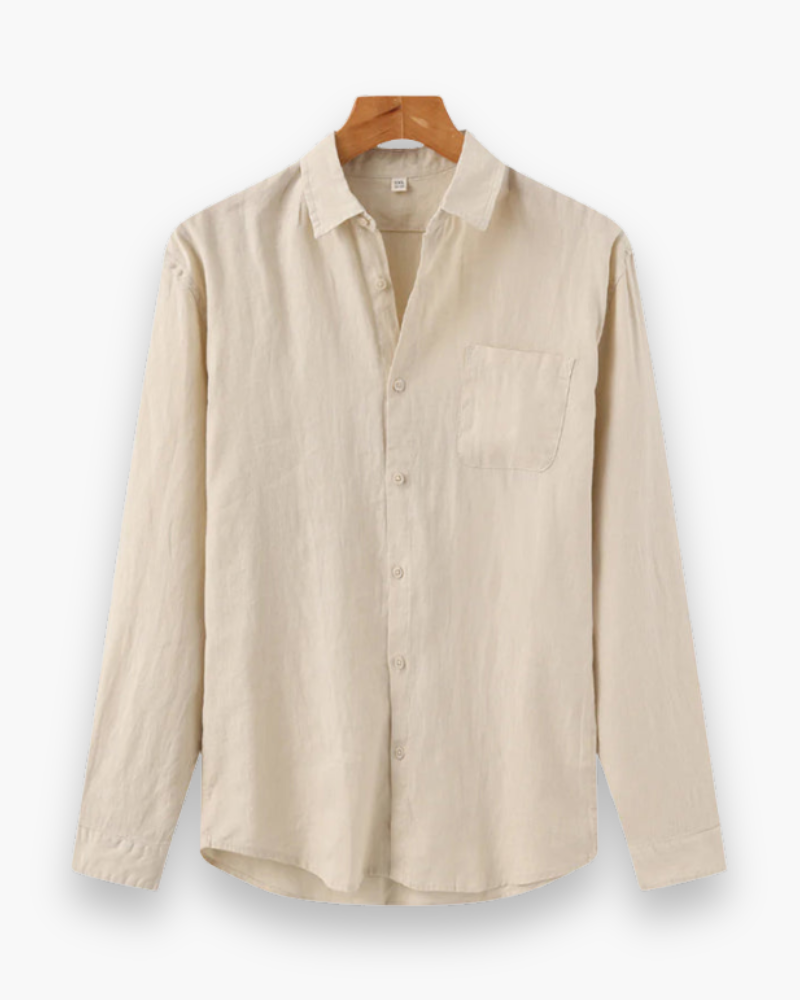 Herren Lässiges Leinenhemd | Atmungsaktiv & Locker