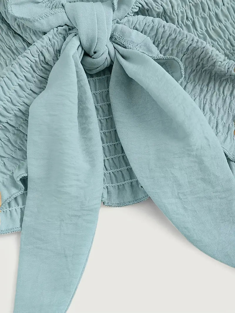Ivigail – Strukturiertes Bandeau-Set mit Schleif
