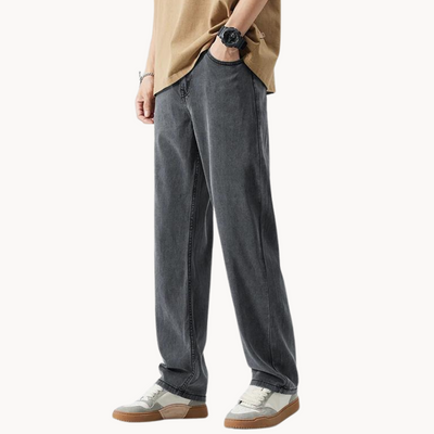 Teofilo - Stilvolle Hose Mit Weitem Bein