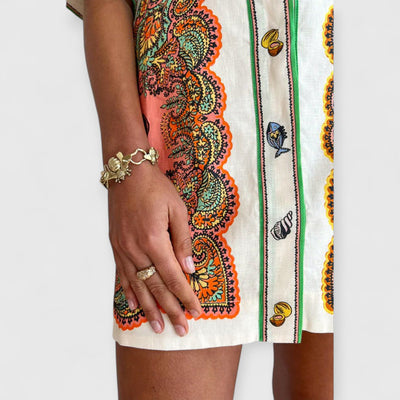 Greta | Bedrucktes Minikleid