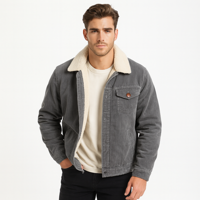 Matteo | Warme Cordjacke für Herren Winter