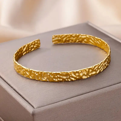 Sian Manschettenarmband - 18k vergoldet