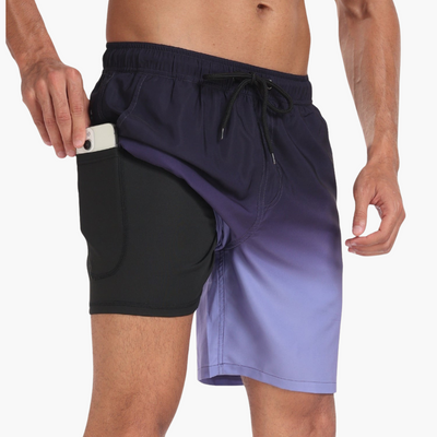 Schnelltrocknende Shorts - Herren Stretch-Shorts mit Innenslip