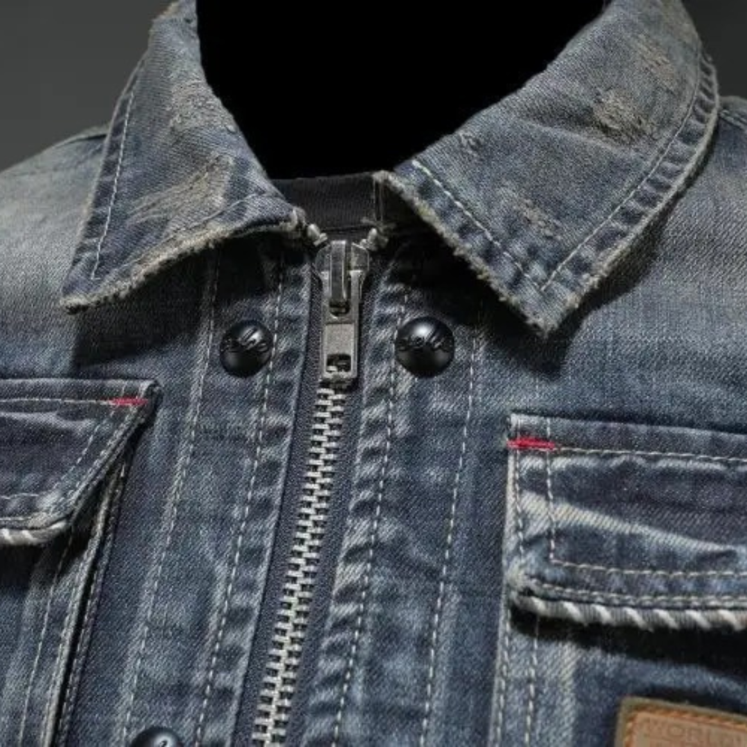 LOGAN VINTAGE DENIM JACKE