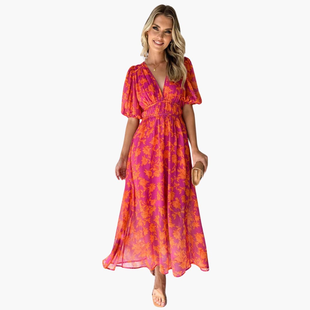 Blumenkleid - Für Damen mit Taschen & Entspannter Passform