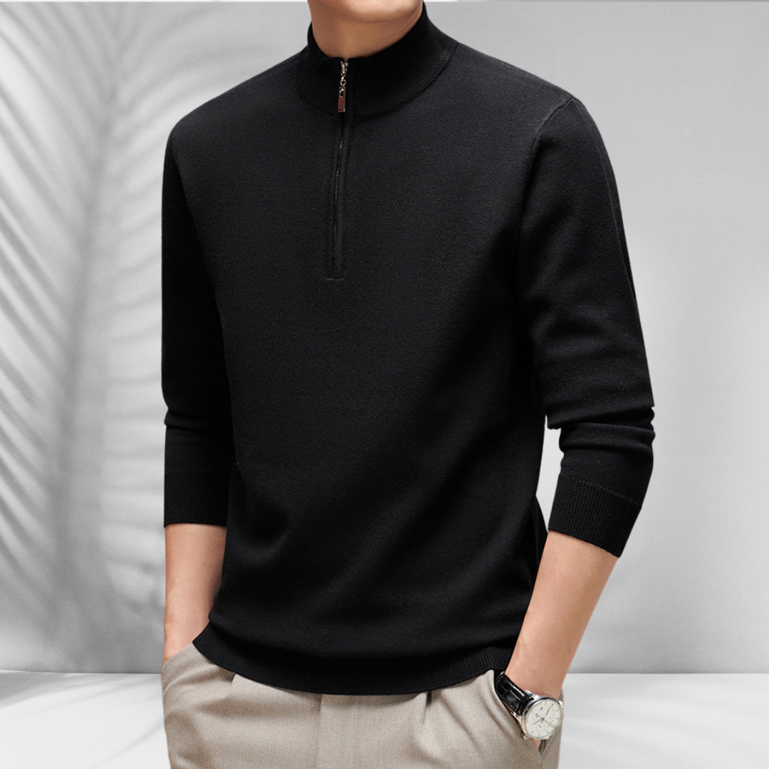 FABIAN™ | Reißverschluss-Pullover aus Baumwolle