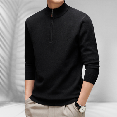 FABIAN™ | Reißverschluss-Pullover aus Baumwolle