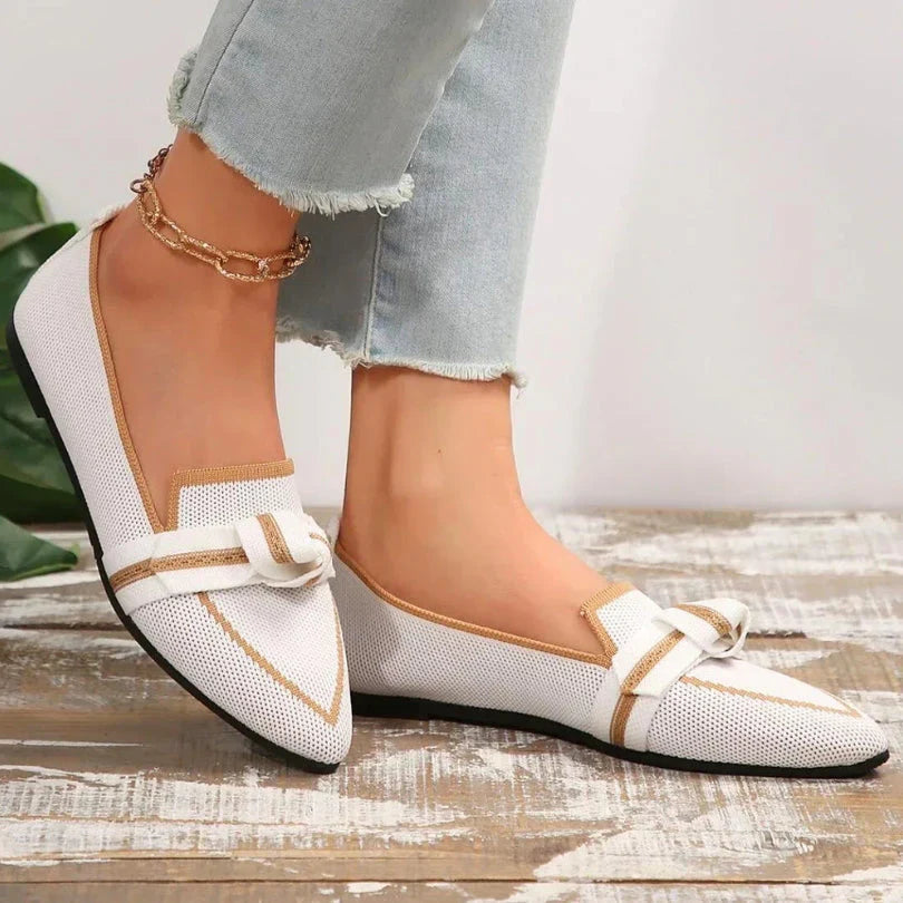 Juniper – Stilvolle flache Schuhe mit spitzer Spitze