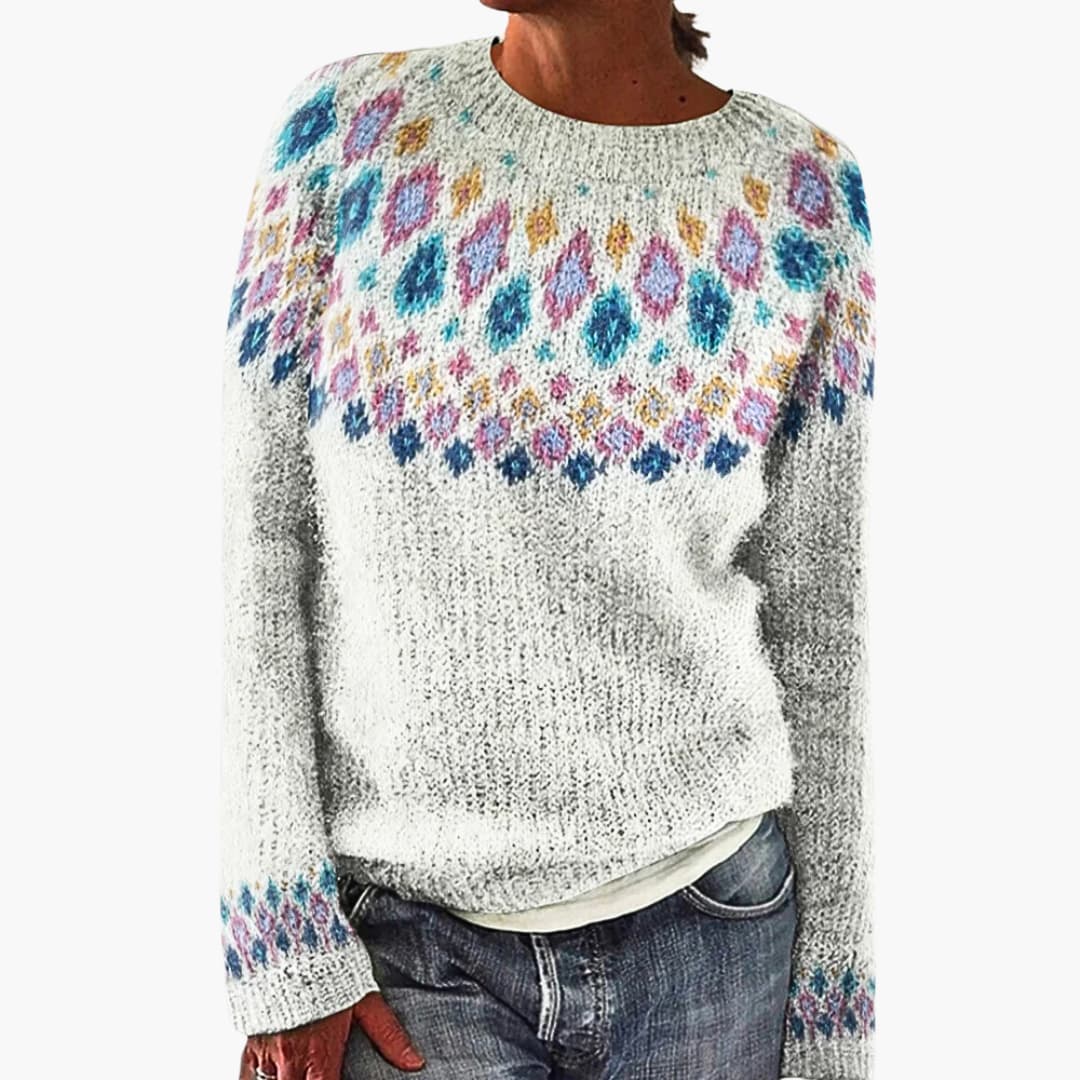 Gestrickter Pullover für Damen