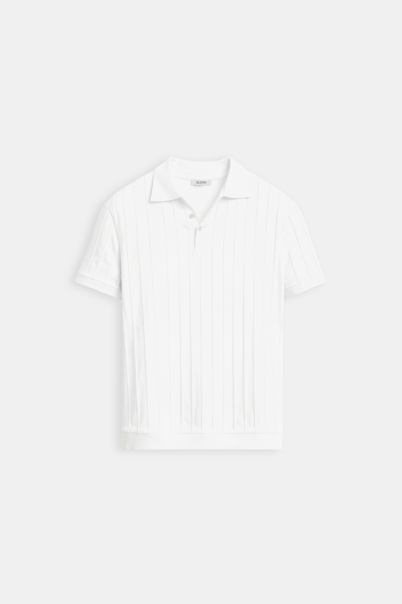 Elegantes Herren-Polohemd in Weiß – Minimalistisch und Zeitlos