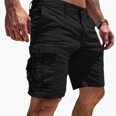 Herren Cargo-Shorts in Knielänge mit schnell trocknendem Stoff