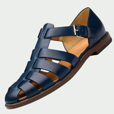 CORVIN - ELEGANTE LEDER HERRENSANDALE