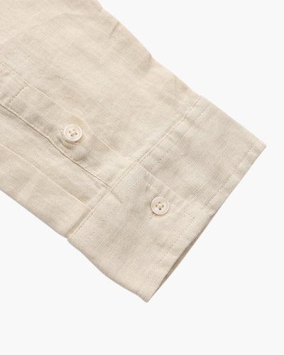 Kai | Lightweight Langarm Herren Sommer Leinenhemd
