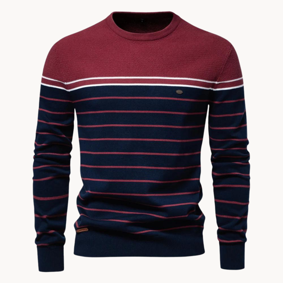 BILL STREIFEN BAUMWOLLPULLOVER