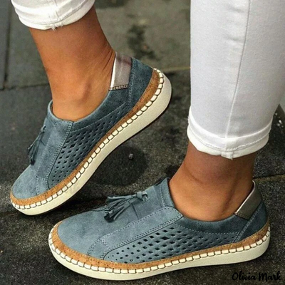 Loafers mit Quasten : stilvolle lässige Slip-ons mit niedrigem Absatz