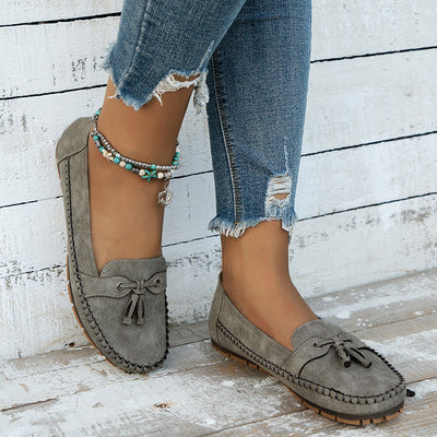Damen Slipper aus veganem Leder mit weichem Futter – Elegante Mokassins für jeden Tag