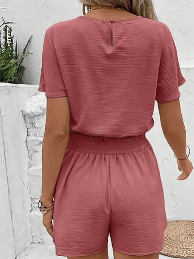 Aminna – Elegantes Top- und Shorts-Set