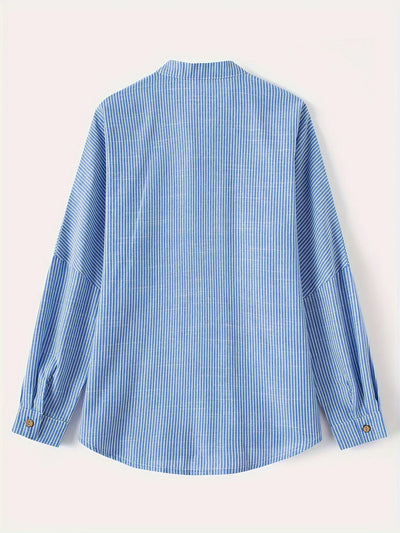 Mira – Gestreifte Baumwollbluse