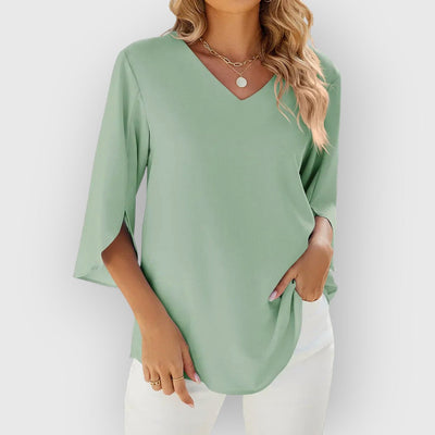 Rachel | Bluse mit V-Ausschnitt