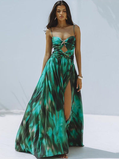 Neris | Maxikleid Mit Cut-Out Und Seestern-Detail