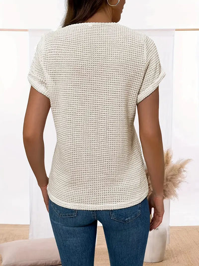 Elena – Häkelshirt mit Spitzendetail