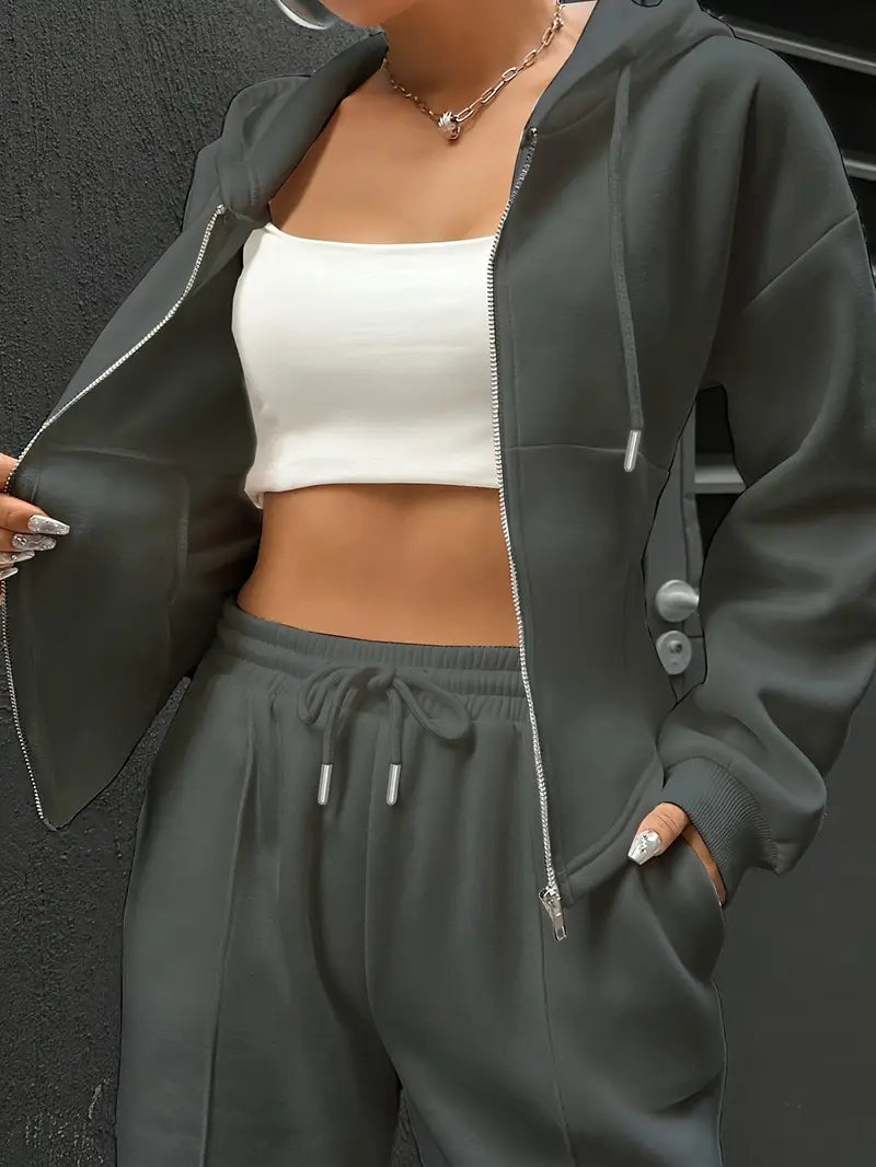 Nanci - Lässiges Zweiteiliges Set Mit Langen Ärmeln