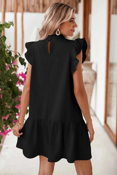Phamela – Elegantes Rüschen-Minikleid
