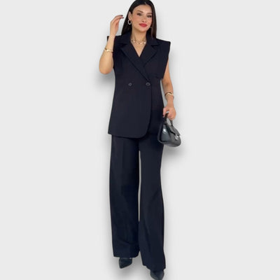 Olanda – Zweiteiler mit Oversize-Blazer und weiter Hose