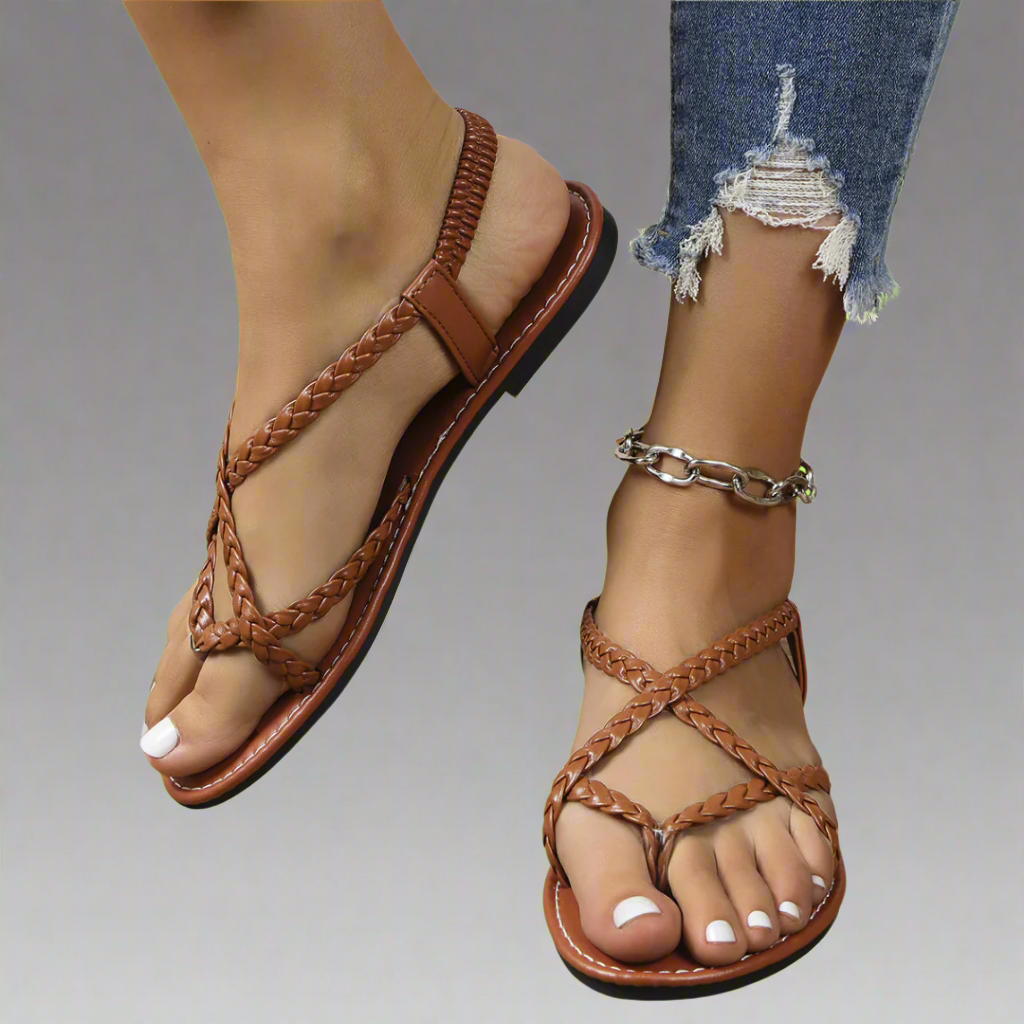 MIRELA - LEICHTE SOMMERRIEMEN-SANDALEN