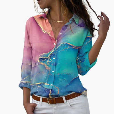 Sommer Top für Damen mit Blumenprint - Lässig & Modern