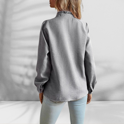 EMILY™ | Leichte Bluse mit Rüschen-Detail