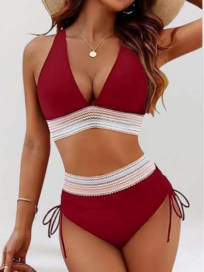 Lidia – Bauchweg-Bikini-Set mit hoher Taille