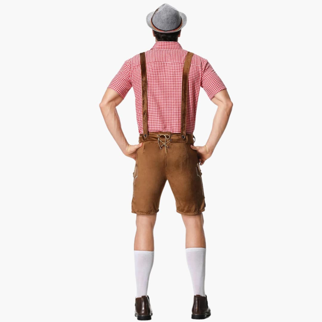 Besticktes Trachten Lederhosen Kostüm für Herren - Oktoberfest 2025
