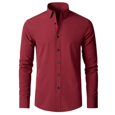 Benjamin | Classic Slim Fit Stretchable Langarm Business Hemd