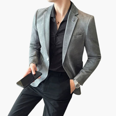Taillierter Blazer - Modern Fit Herren Sakko für Events