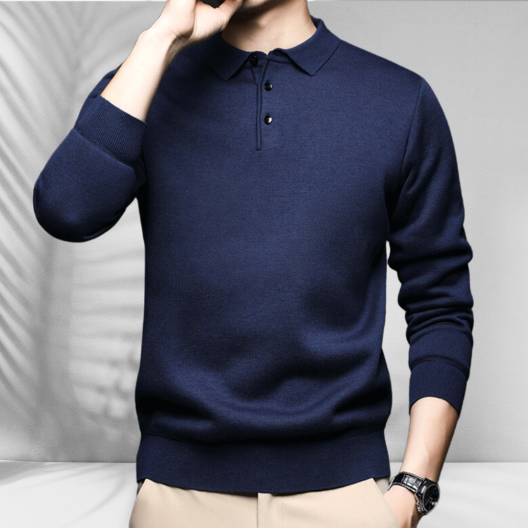 MORITZ™ | Eleganter, wärmender Polopullover