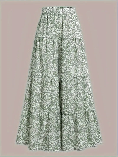 Pieta – Palazzohose mit hohem Bund und weitem Bein und Blumenmuster