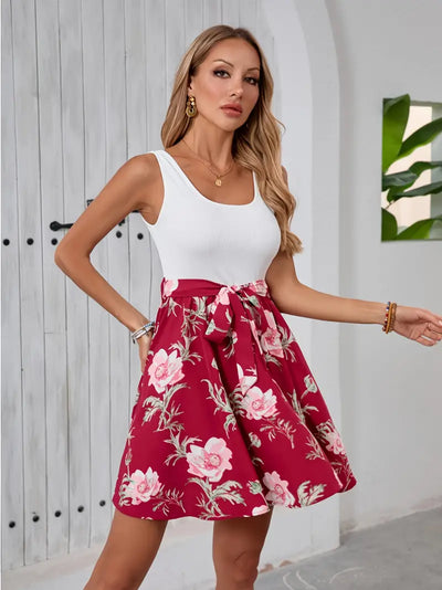 Matisse – Ärmelloses Kleid mit Blumenmuster