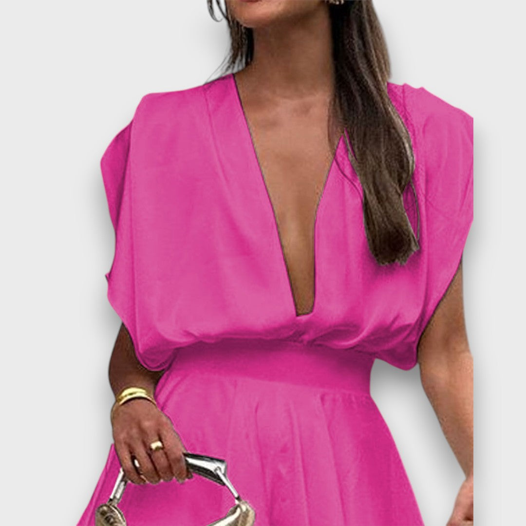 Arianne – Eleganter Jumpsuit mit V-Ausschnitt