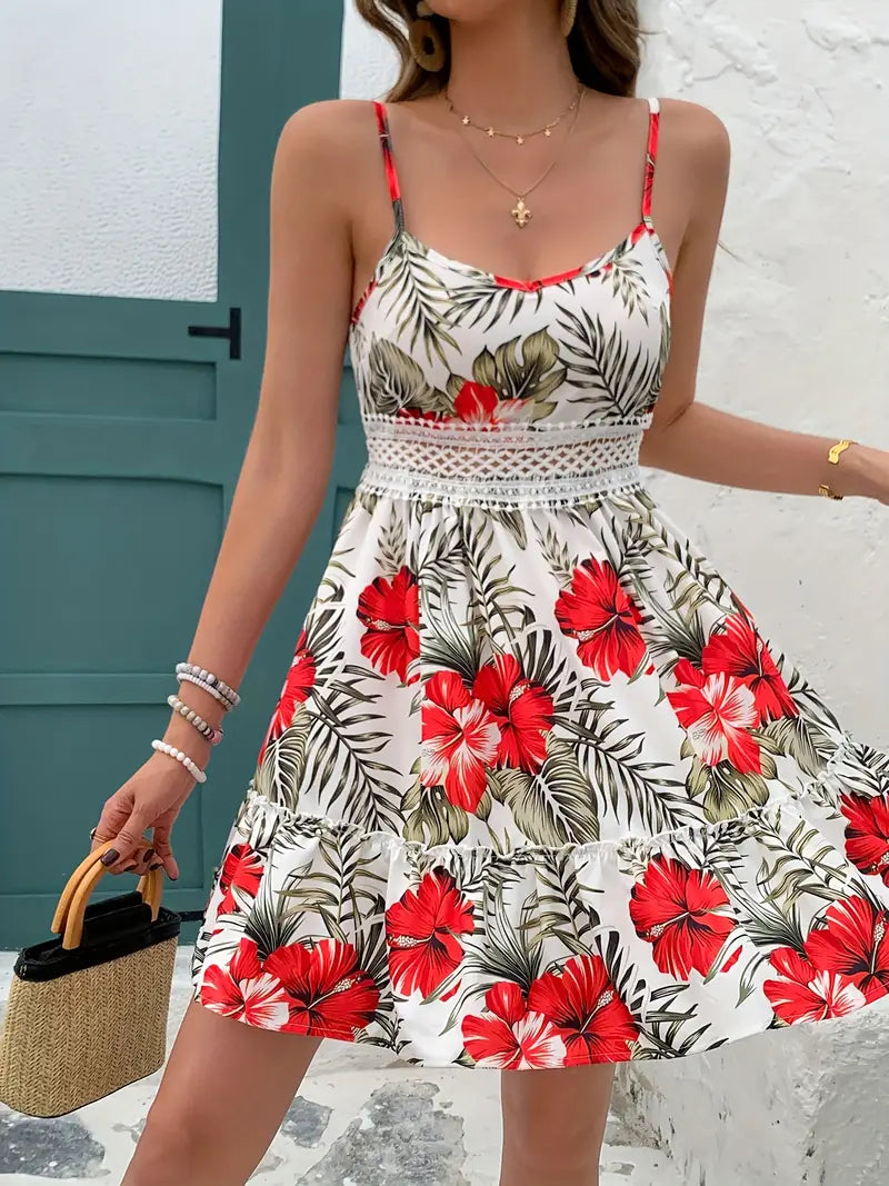 Lucena – Tropisches Stufen-Sommerkleid