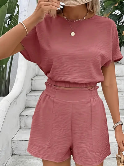 Aminna – Elegantes Top- und Shorts-Set